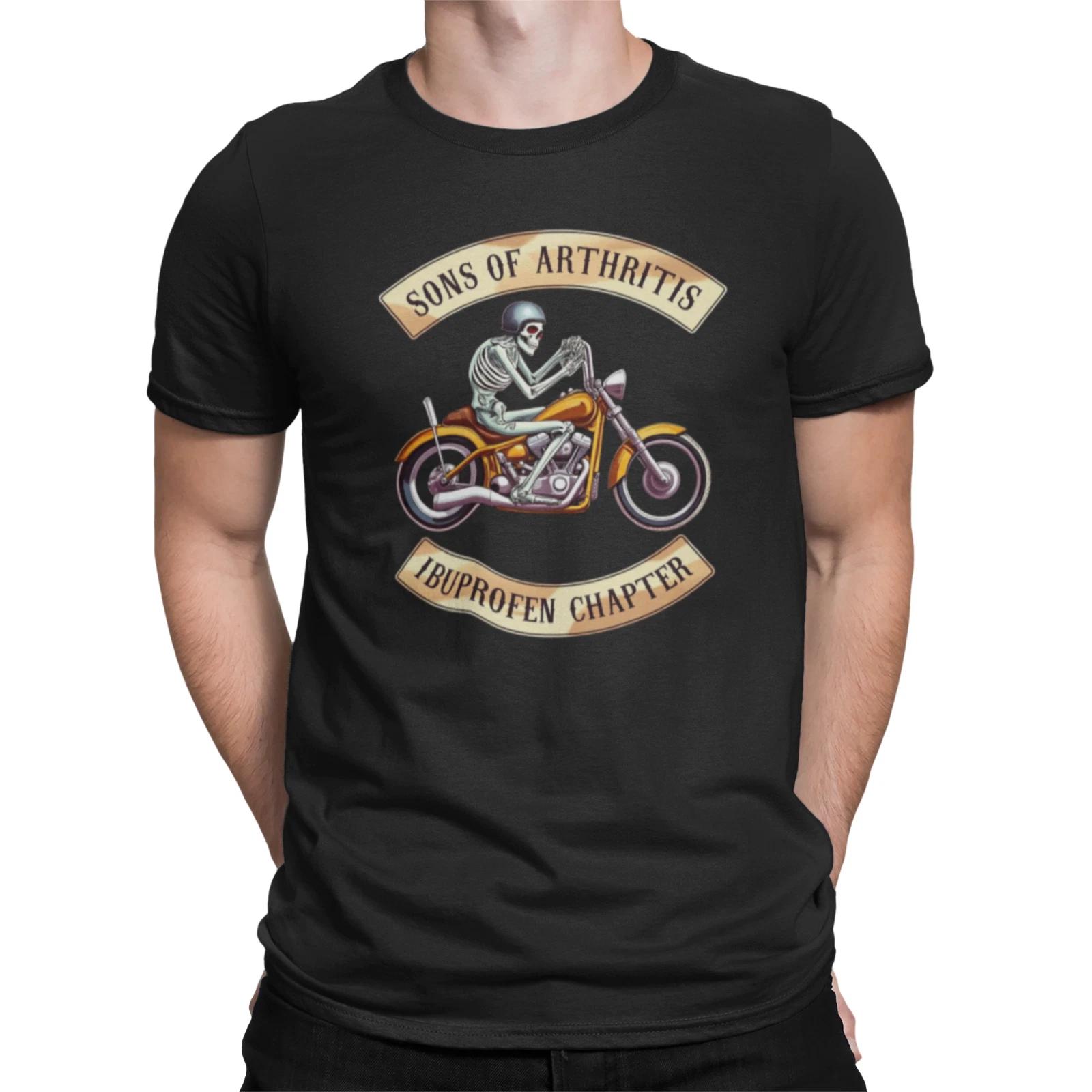 Sons Of Arthritis T Shirt For Joke Birthday Funny Film Motorcycle Motorbike XL