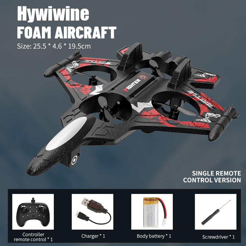 RC Plane 2.4G EPP Foam Remote Control Airplane Drone Kid-Friendly Hobby Fighter Jet Glider Toy for Boys Girls Birthday Gift