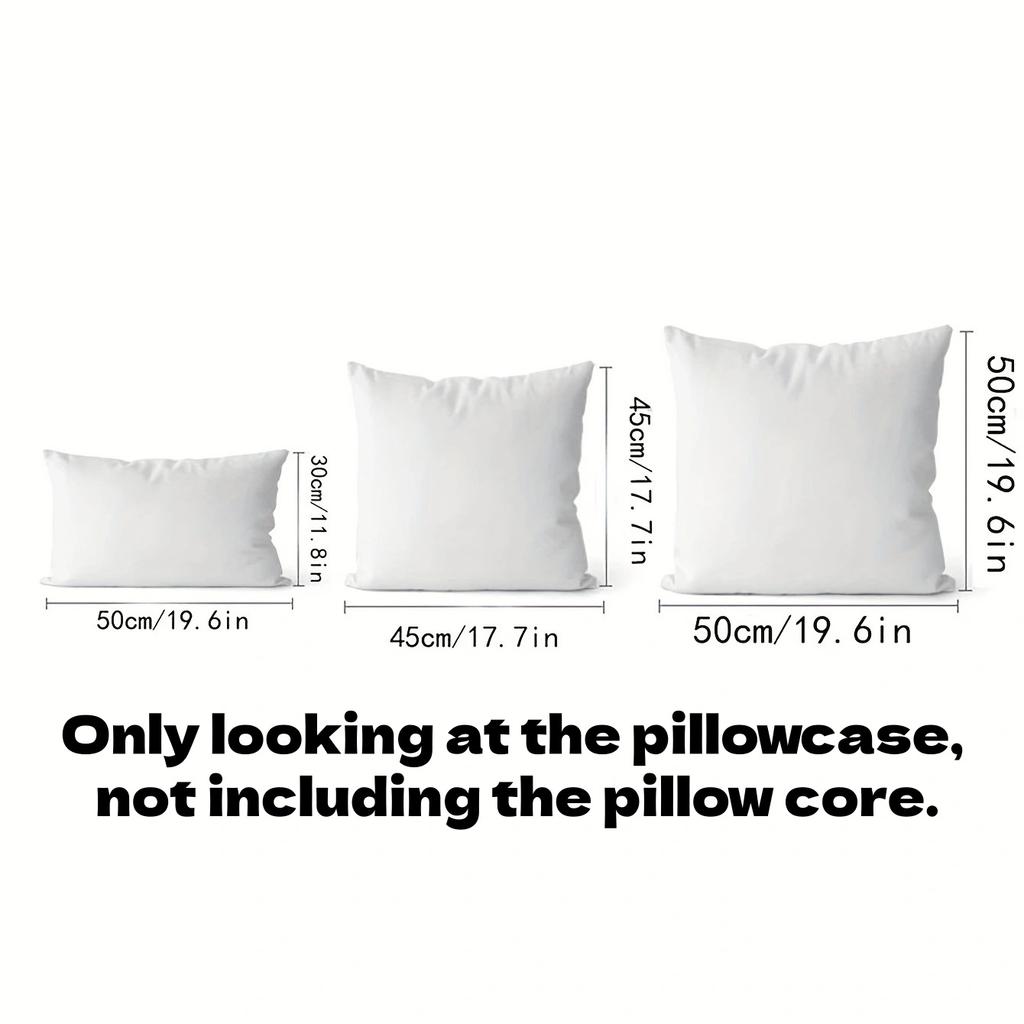 1pc Thick Waterproof PU Pillow Cover European Style Luxury Lumbar Support Cushion for Sofa Living Room Office Decor