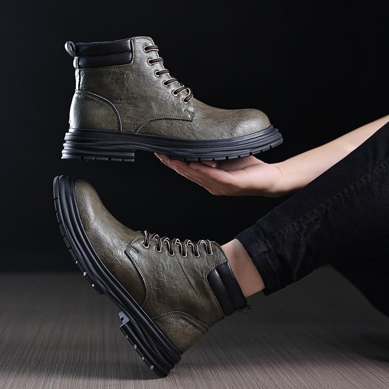 

Martin boots men s autumn and winter platform boots men s shoes autumn 2025 shoes men s new short boots foreign trade leather boots 48