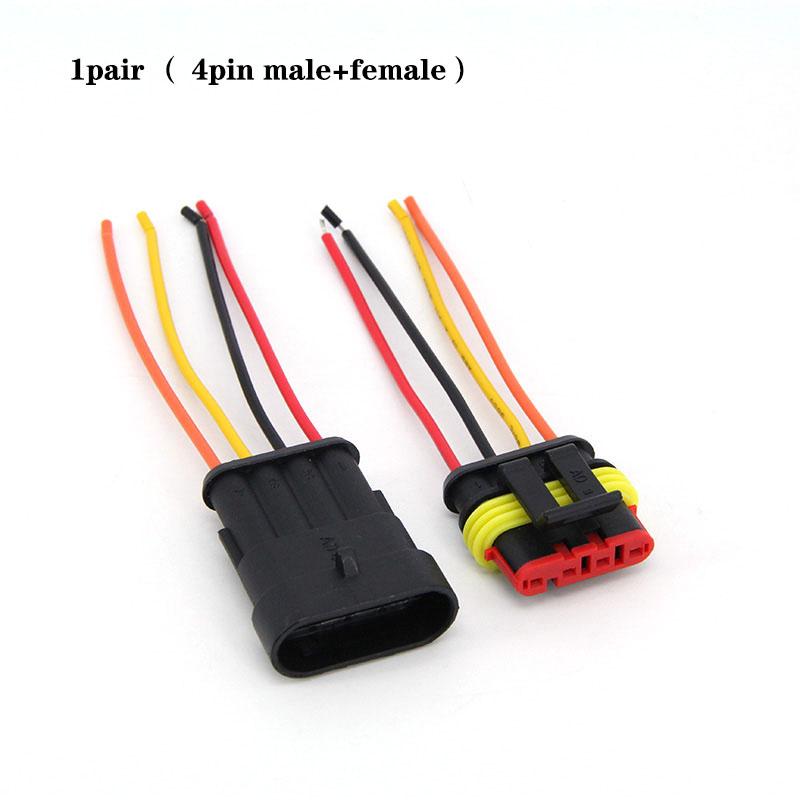 

1 комплект 1P 2P 3P 4P 5P 6P водонепроницаемый электрический автомобильный разъем 18awg шнур мужской женский штекер провод кабель для автомобиля мотоцикла 4pin