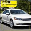 6X Post Black Pillar Door Window Fit Cover 2011- Volkswagen Passat