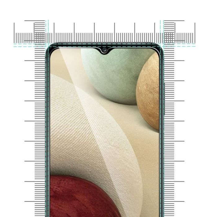 Film de protection d'écran - PHONILLICO - Samsung A12 - Pack de 2 - Verre trempé - Résistant aux rayures