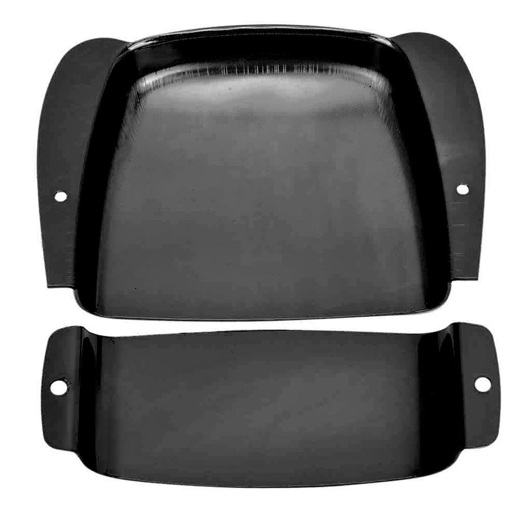 Pickup Bridge Cover Set Zinc Alloy Bass Protective Cover for PB Electric Bass GuitarBlack