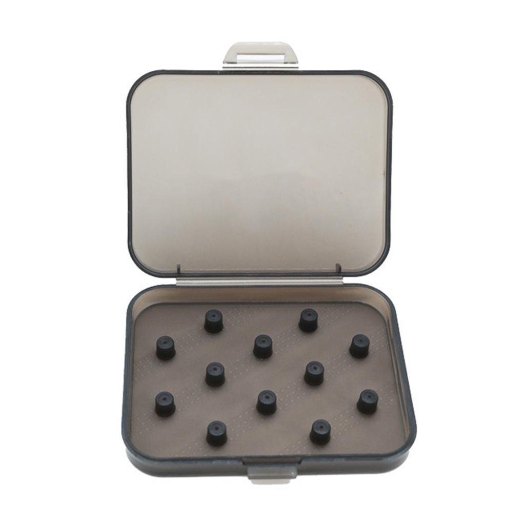 Držák náušníků Sluchátka Průhledné Ochranné Pouzdro na Uskladnění Náušníků pro Snadnou Viditelnost Obsahu pro Uskladnění 6 párů Náušníků