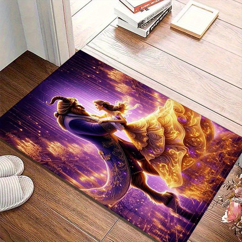 

1pc Beauty and the Beast Inspired Home Decor Rug, Office Carpet, Chair Mat, Outdoor Rug Gift for Disney Fansz4086 60cm by 90cm