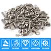 120/600pcs Stainless Steel Bolts Nuts Set Hexagon Socket Screw Nut Kits Machine Screw Hardware Fasteners Assortment M2 M3 M4 M5