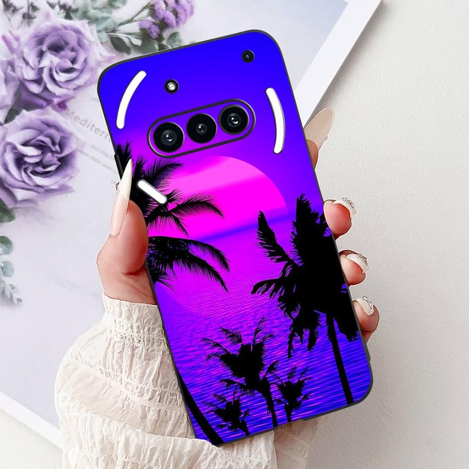 For Nothing Phone 3A 2025 Case A059 Fashion Flower Cats Cartoon Silicone Soft Shockproof Cover For Nothing Phone3A 3A Pro Bumper