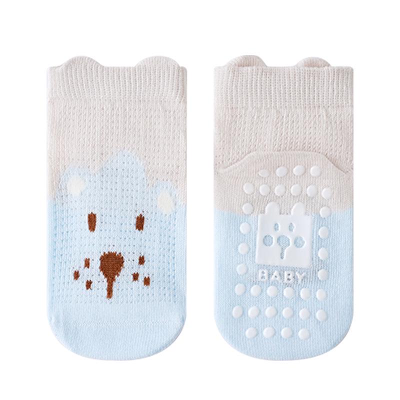 Neue rutschfeste Sommer-Babysocken - Kältefest für Kleinkinder, die laufen lernen, Jungen & Mädchen
