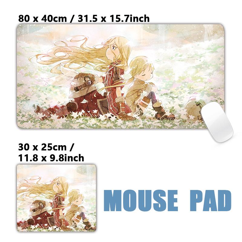 Made in Abyss Riko Reg Nanachi Faputa XXL Large Mousepad Keyboard Pad Mouse Pad