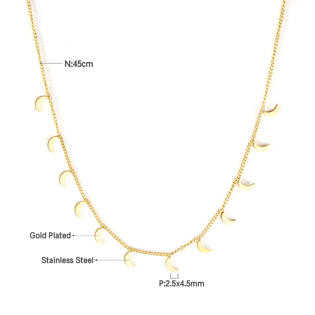 Simple And Versatile Rectangle Pendant Necklace Minimalist Luxury Women's Jewelry Accessory