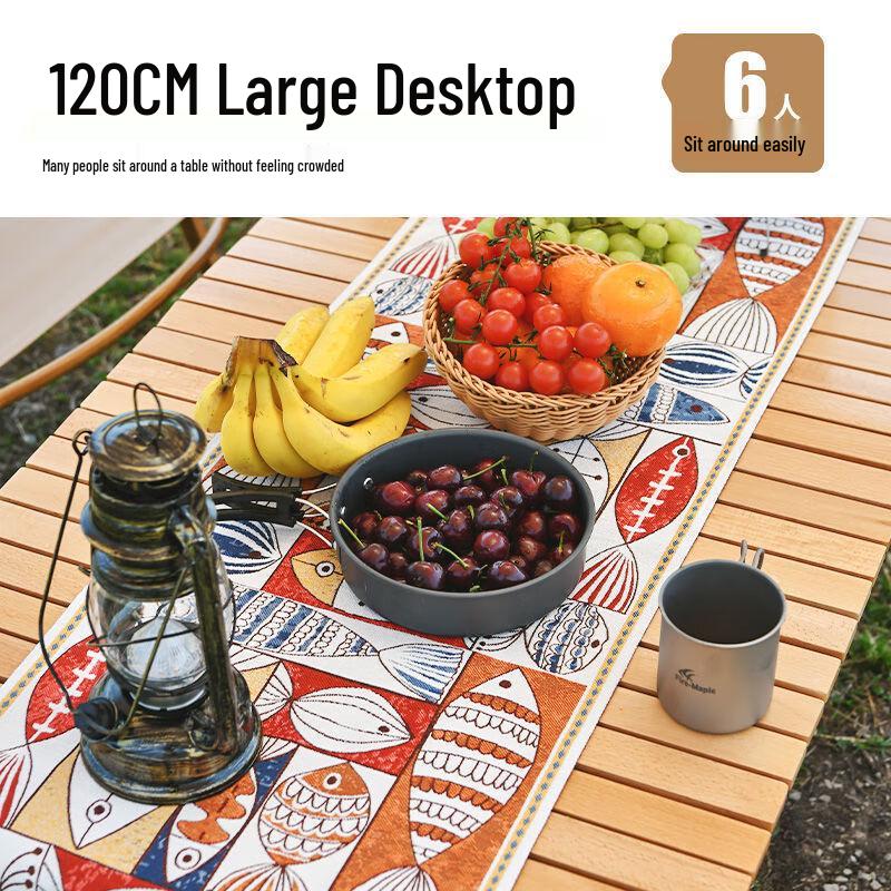 Dunzhu Outdoor Portable Folding Roll-Up Camping Table
