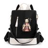 Stilvoller Oxford-Nylon-Rucksack für Damen Streetwear Reise Schultasche Mit Wasserdichten Diebstahlschutz-Merkmalen