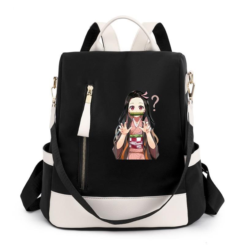 Stilvoller Oxford-Nylon-Rucksack für Damen Streetwear Reise Schultasche Mit Wasserdichten Diebstahlschutz-Merkmalen