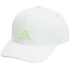 Adidas Golf Golf Cap with Side Sparkle Logo, White/Green