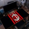 AC Milan Logo Mouse Pad, Large Gaming Desk Mat, Non-slip XXL Mousepad for Laptop & Tablet, Mini PC Playmat with Stitched Edges