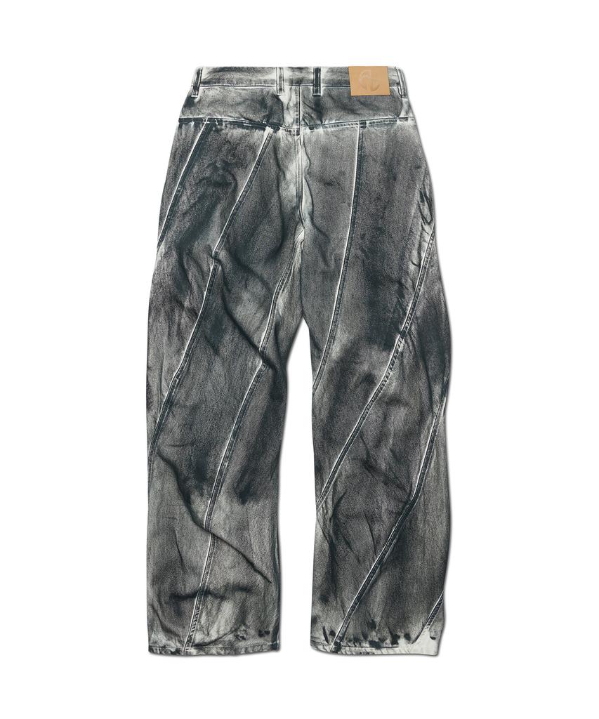 Nomaenyueol Stained D.L Denim Pants - Stained White