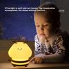 Biene Cartoon Tiere Silikonlampe LED USB Wiederaufladbar Nachtlicht Touch-Steuerung für Kinder Schlafen Geburtstagsgeschenke Nachttisch