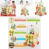 Wooden Childrens Learning Walker With Multifunction For Early Development