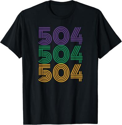 504 Mardi Gras 2020 Funny Carnival Costume Outfit Mardi Gras T-Shirt