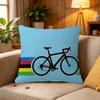 Federa per cuscino arte ciclismo mountain bike federa per cuscino divano decorazione stanza casa regalo per bambini