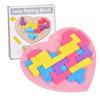 Spielzeug Pädagogisch Kreativ 3D Schreibtisch Puzzle Spiel Spaß Logik Tangram Geometrie Form Bausteine Brettspiel Gehirnjogging Kinder
