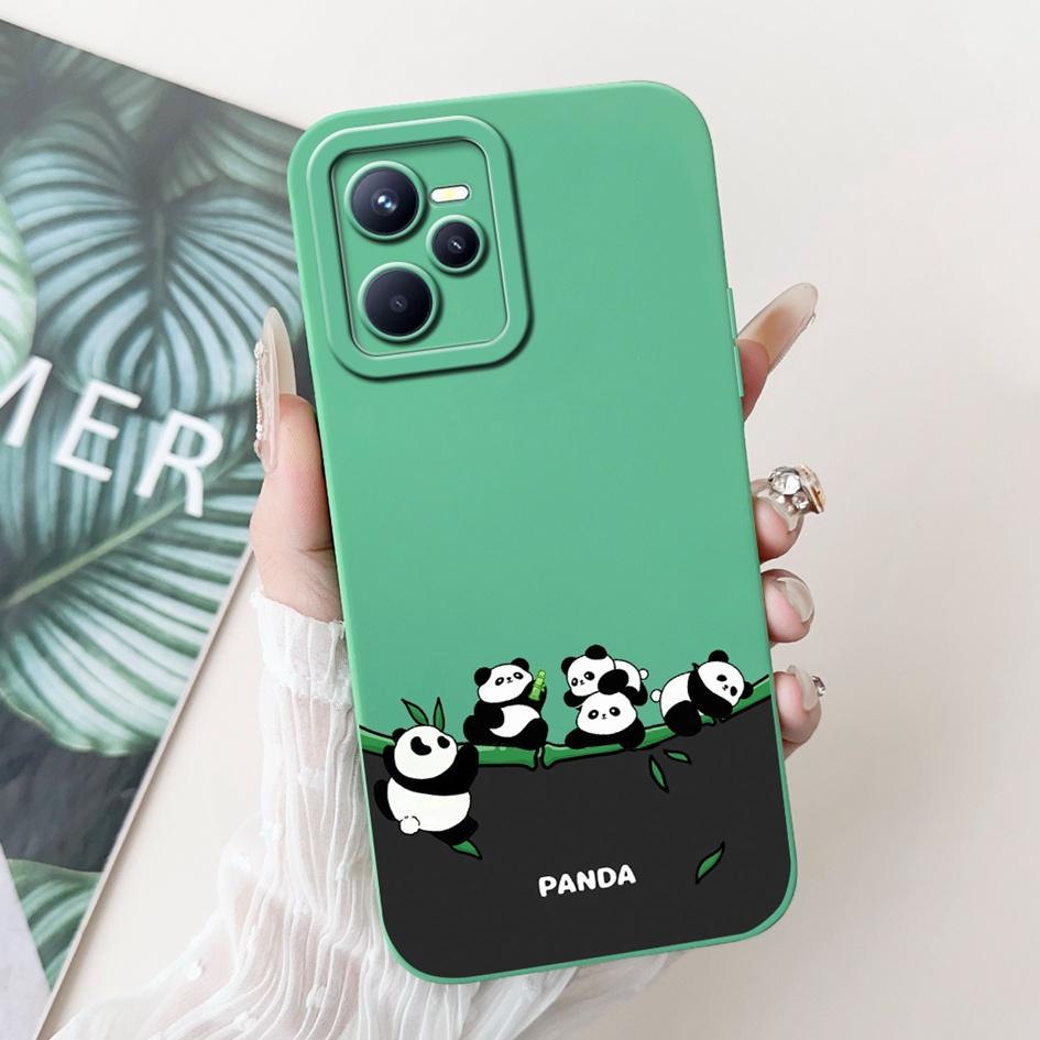 For Realme C35 Case Realme Narzo 50A Prime Phone Cover Cute Cartoon Camera Protection Soft Funda For Realme Narzo 50A C 35 Coque
