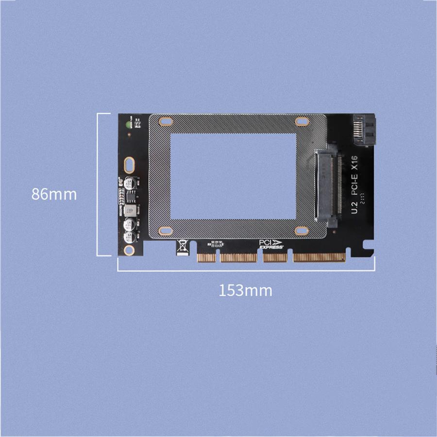 SSD - SFF8639 U.2 to PCIe Adapter PCIe3.0/4.0X16 For U.2 SSD - PCIe SSD - U.2 drive