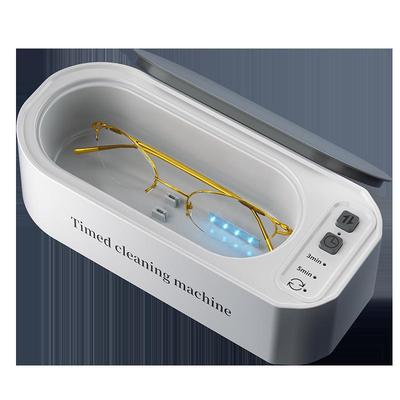Multifunctional Ultrasonic Cleaner for Glasses, Contact Lenses, Jewelry, and Toothbrushes with Timer