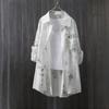 Sunscreen Shirt for Women for Summer Loose Thin Coat Chinese Style Printed Sunscreen Clothes Air Conditioning Shirt Mid-length