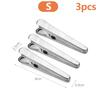 3/6/12Pcs Stainless Steel Clips, Multi-Purpose Food Storage Bag Clips, Reusable Kitchen Alligator Clip Office Binding