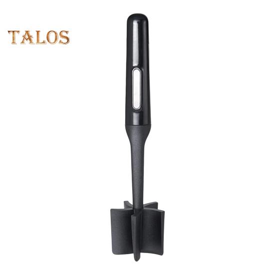 

Лопатка для мясорубки, прочный измельчитель говяжьего фарша, гамбургер, измельчитель мяса, легко измельчает мясной фарш, не содержит бисфенол А, многофункциональный кухонный инструмент чёрный