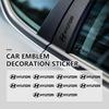 2/4/8pcs Crystal Car Emblem Logo Decorative Stickers Badge Decal For Hyundai Genesis N-LINE I10 I20 I30 I40 IX20 IX35 Kona Getz AS1