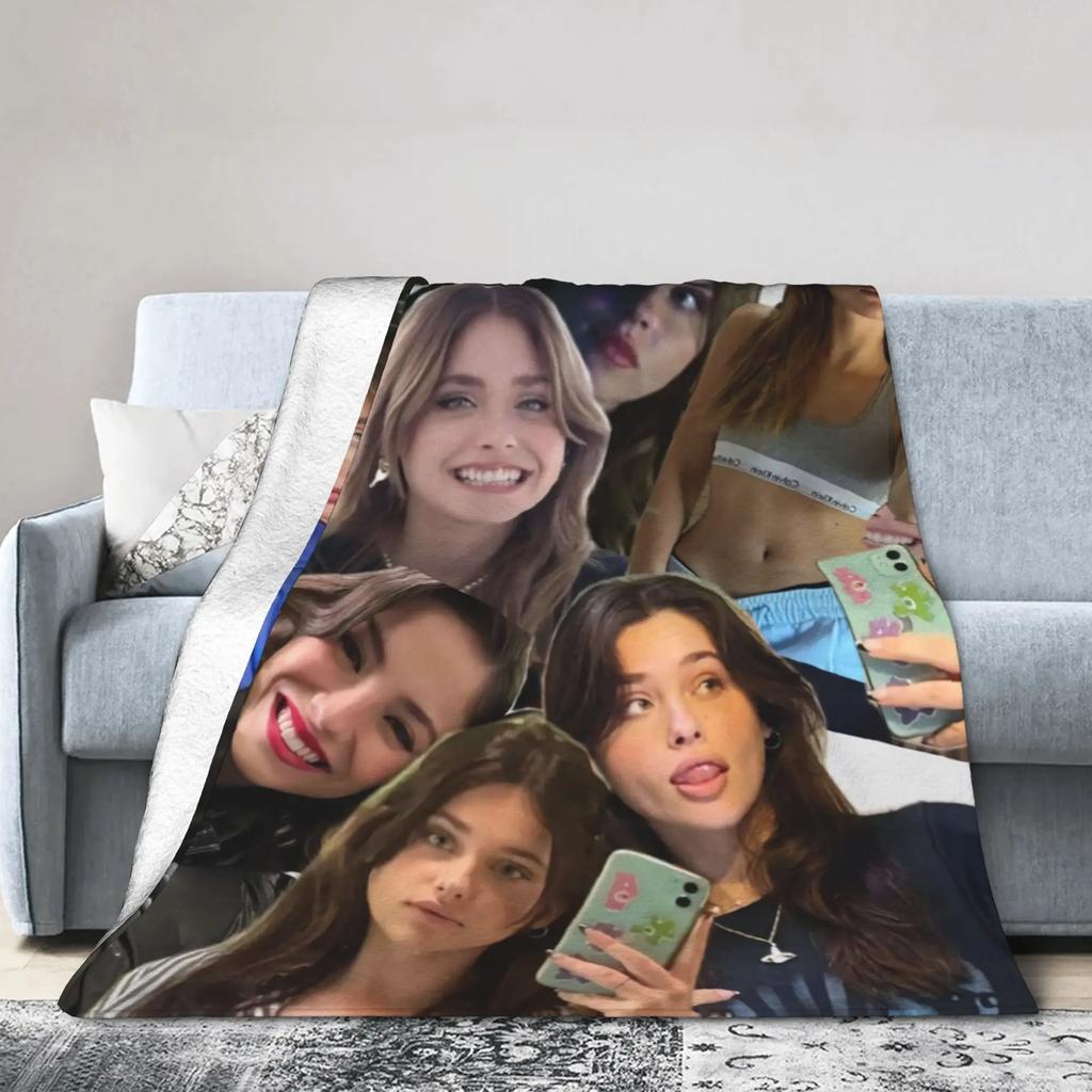 Culpa Mia Collage Nick Plush Blanket for Kids  Soft Flannel Throw for Couch Chair Sofa or Bed  Warm Cozy  HighQuality Design