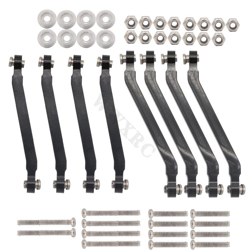 WWXRC Metal Chassis Pull Rods Drag Link Suspension for MN D90 D91 D96 D99 D99S MN90 MN99S 1/12 RC Car Upgrade Parts