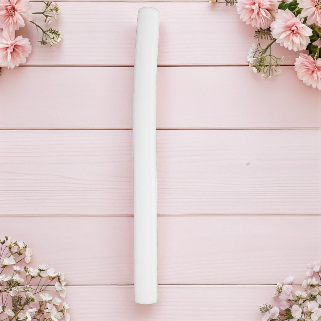 4Pcs Solid Sponge Cylinder Floral Arrangement Holder 19.65x1.57in White Modeling Craft Sponge Rods for DIY Wedding Home Decor
