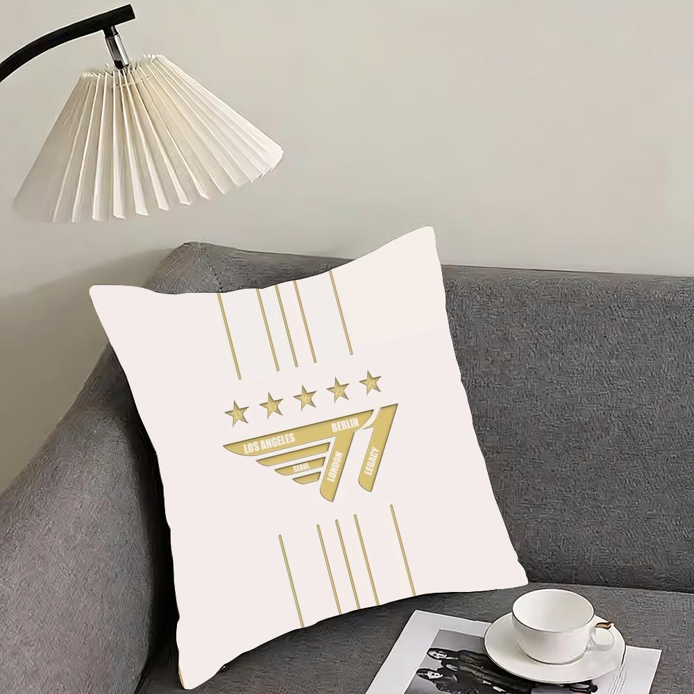F-Faker LOLS SKT T1 2024 Five Champion Cushion Cover Reversible Plush Pillow Cover – For car, sofa, bedroom, perfect as a gift.