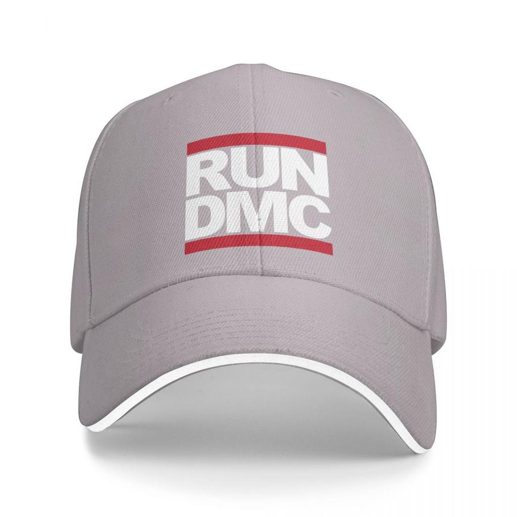 Run DMC Logo Cap Unisex Hip-Hop Hat Sun Hats Racing Cap Adjustable Snapback Caps Baseball Caps Summer