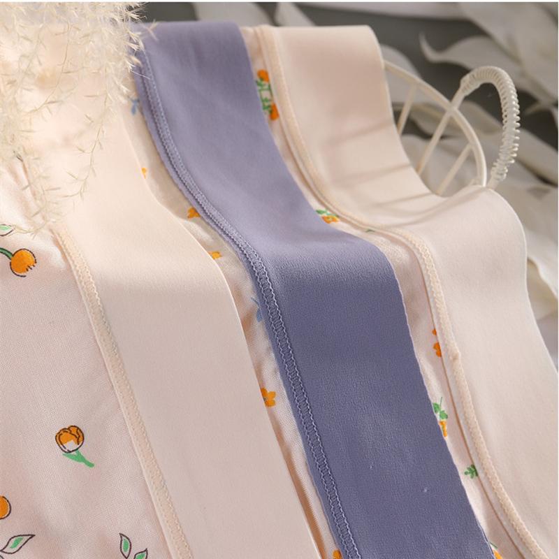 Women Underpants Modal Panties Printing Underwear Breathable High Waist Comfortable Soft Plus Size Briefs Fit 40kg to 100kg