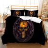 Skull Printing Duvet Cover Youth Bedroom Decor Bedding Suit Comforter Cover