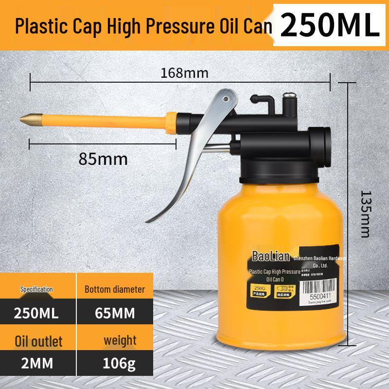 High-Pressure Long Spout Oil Gun Sprayer for Household Lubrication