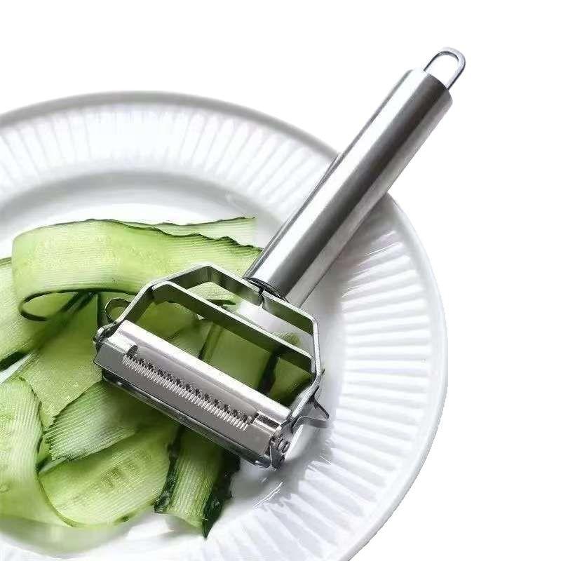 Stainless Steel Paring Knife Double-sided Household Potato Scraper Fruit Multi-functional Paring Knife God Vegetables and Fruits