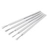 5 PCS Clay Needle Tools Silver White Aluminum Handle Clay Pottery Sculpting Texturing Modeling Tools