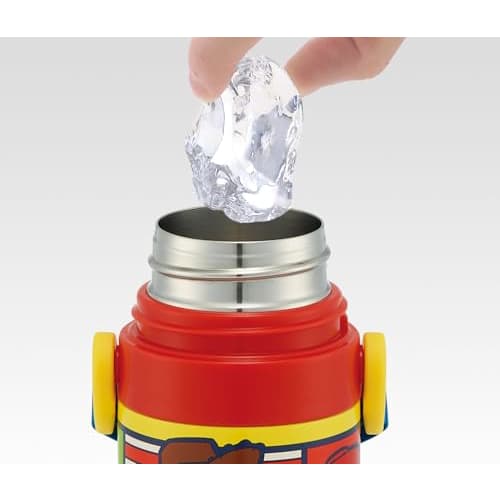 Skater Children's Water Bottle, 2-Way, 470ml (Direct Drinking) or 430ml (Cup Drinking), Disney Toy Story 25, Boys' Stainless Steel, Insulated, Lightwe