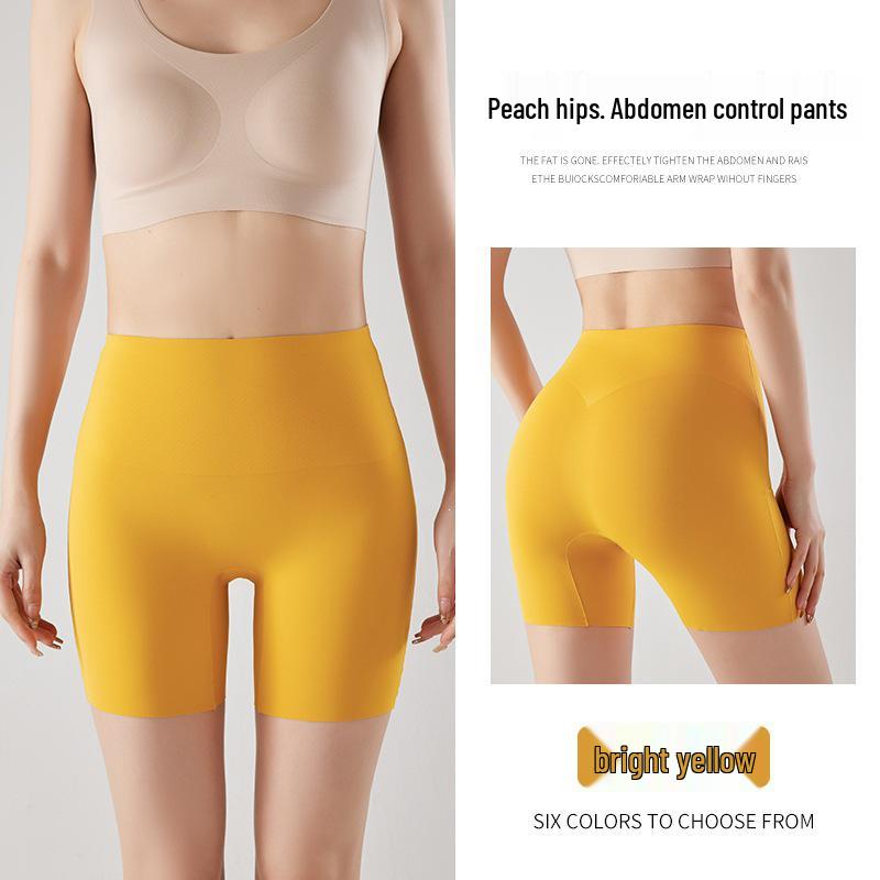 

High-Waisted Shaping Shorts for Women: Abdomen-Cinching, Butt-Lifting, Anti-Exposure, and Slimming Base Layer Large