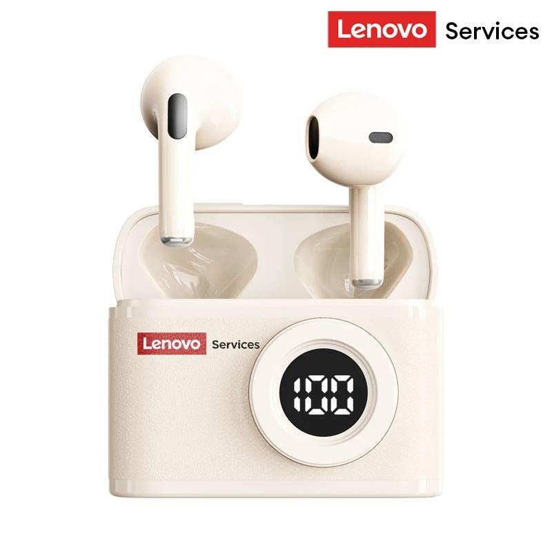 Nová bezdrátová Bluetooth 6.0 sluchátka Lenovo LE218 TWS Stereo ENC potlačení hluku Subwoofer Sportovní Herní Hudební Headset Nízká latence HD hovory s mikrofonem