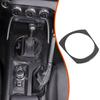 Soft Carbon Center Gear Trim Sticker For Mazda MX-5/Fiat 124/Abarth 124 AT 16+