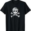 New Limited Vintage Skull Crossbones Skeleton Jolly Roger T Shirt