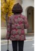 Mom's Thickened Cotton Padded Winter Jacket with Stand Collar for Women and Grandmas