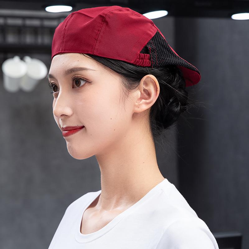 Adjustable Waiter Work Beret for Men & Women – Custom Logo Printing, Ideal for Baking & Catering